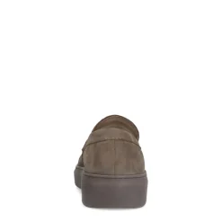 Manfield Antraciete nubuck loafers^Heren Loafers