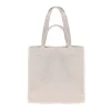 Manfield Beige & zilver gestreepte shopper^ Shoppers