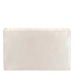 Manfield Beige clutch met gouden glitters^ Clutches
