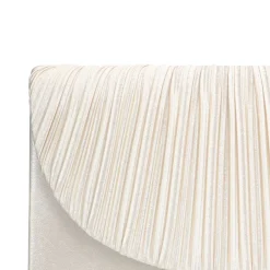 Manfield Beige clutch met gouden glitters^ Clutches