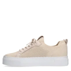 Manfield Beige knit fabric sneakers^DAMES Sneakers
