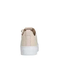 Manfield Beige knit fabric sneakers^DAMES Sneakers
