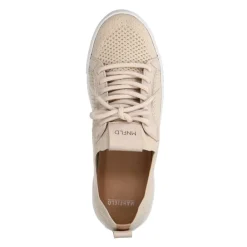 Manfield Beige knit fabric sneakers^DAMES Sneakers