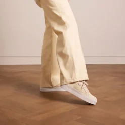 Manfield Beige knit fabric sneakers^DAMES Sneakers