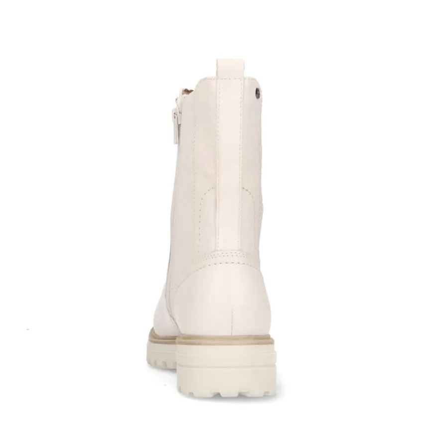 No Stress Beige leren chelsea boots^DAMES Enkellaarsjes