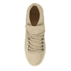 Manfield Beige nubuck sneakers^Heren Sneakers