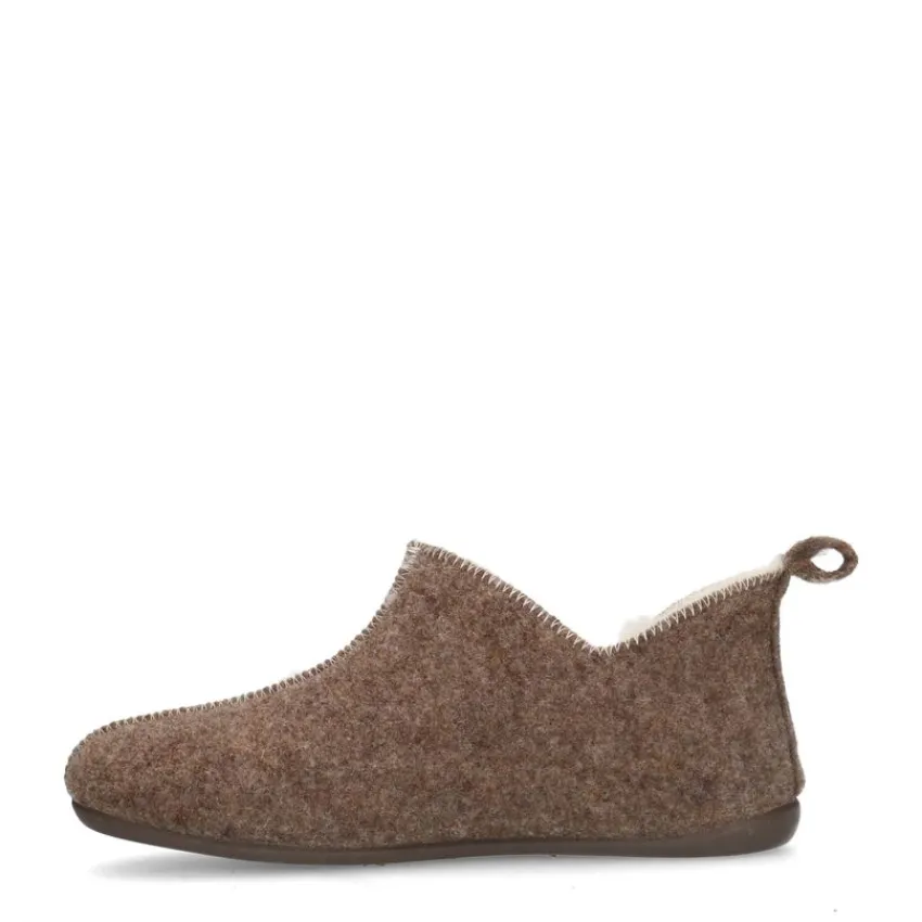 Beige pantoffels^DAMES Pantoffels