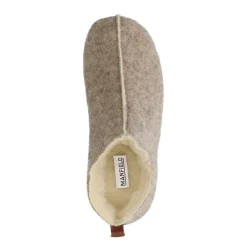 Beige pantoffels^DAMES Pantoffels