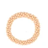 Manfield Beige roze kralen armband^ Sieraden