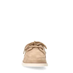 Manfield Beige suède bootschoenen^Heren Veterschoenen|Loafers