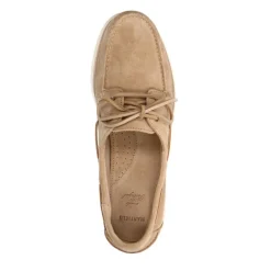 Manfield Beige suède bootschoenen^Heren Veterschoenen|Loafers