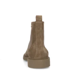 Manfield Beige suède chelsea boots^Heren Boots