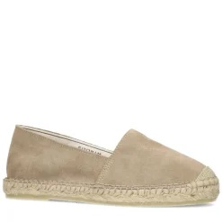 Manfield Beige suède espadrilles^DAMES Espadrilles