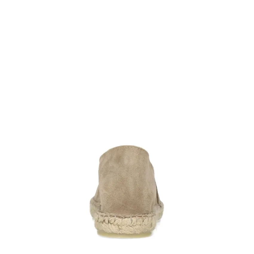 Manfield Beige suède espadrilles^DAMES Espadrilles