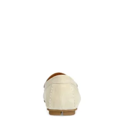 Manfield Beige suède loafer^Heren Loafers