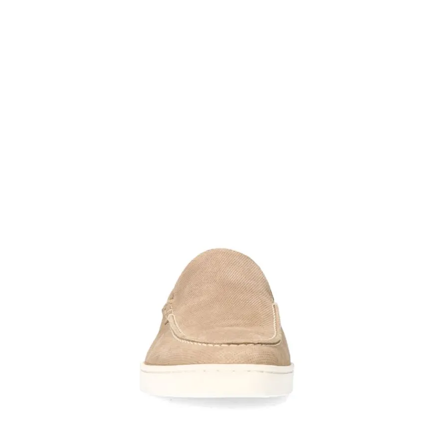 Van Lier Beige suède loafers^Heren Loafers