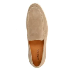 Van Lier Beige suède loafers^Heren Loafers