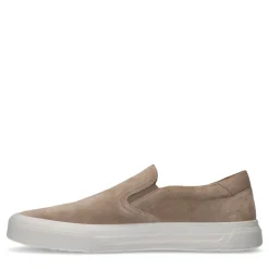 Manfield Beige suède loafers^Heren Loafers
