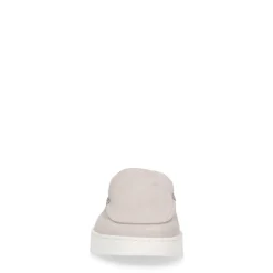 Manfield Beige suède loafers^Heren Loafers