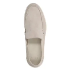 Manfield Beige suède loafers^Heren Loafers