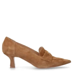 Manfield Beige suède pumps^DAMES Pumps