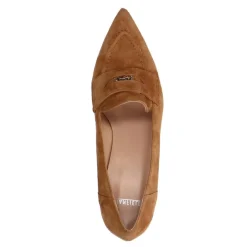 Manfield Beige suède pumps^DAMES Pumps