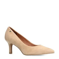 No Stress Beige suède pumps^DAMES Pumps