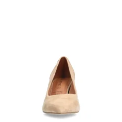 No Stress Beige suède pumps^DAMES Pumps