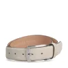 Manfield Beige suède riem^ Riemen