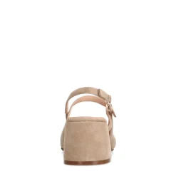 Manfield Beige suède slingbacks^DAMES Pumps|Slingbacks