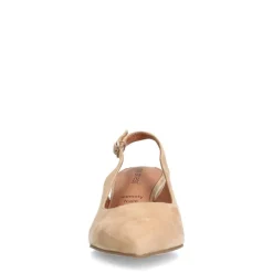 No Stress Beige suède slingbacks^DAMES Pumps|Slingbacks