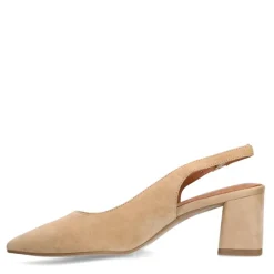 No Stress Beige suède slingbacks^DAMES Pumps|Slingbacks
