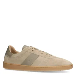 Manfield Beige suède sneakers^Heren Sneakers