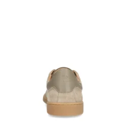 Manfield Beige suède sneakers^Heren Sneakers
