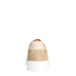 Manfield Beige suède sneakers^Heren Sneakers