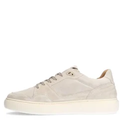Manfield Beige suède sneakers^Heren Sneakers