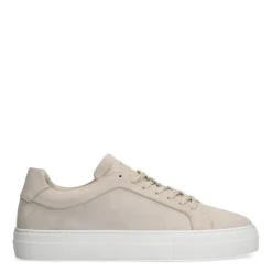 Manfield Beige suède sneakers^Heren Sneakers
