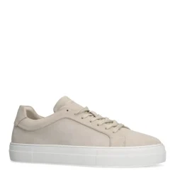 Manfield Beige suède sneakers^Heren Sneakers