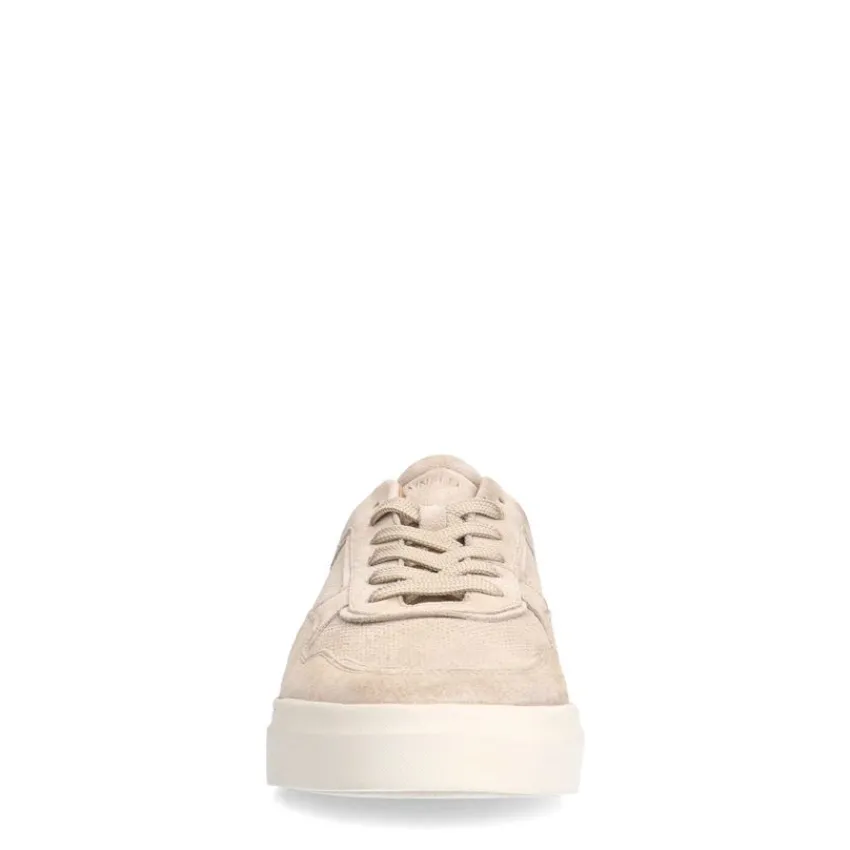 Manfield Beige suède sneakers^Heren Sneakers