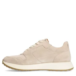 Manfield Beige suède sneakers^Heren Sneakers