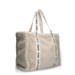 Manfield Beige teddy shopper^ Shoppers