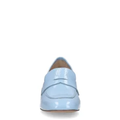 Manfield Blauwe lakleren pumps^DAMES Pumps