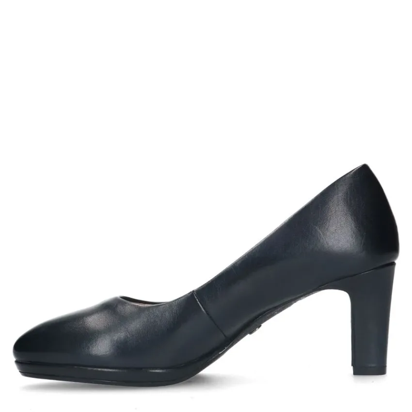 No Stress Blauwe leren pumps^DAMES Pumps