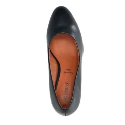 No Stress Blauwe leren pumps^DAMES Pumps