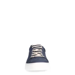 Van Lier Blauwe nubuck sneakers^Heren Sneakers