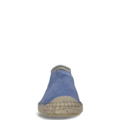 Manfield Blauwe suède espadrilles^DAMES Espadrilles