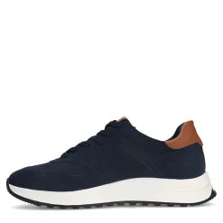 No Stress Blauwe suède sneakers^Heren Sneakers