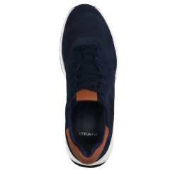 No Stress Blauwe suède sneakers^Heren Sneakers