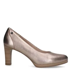 No Stress Bronzen leren pumps^DAMES Pumps