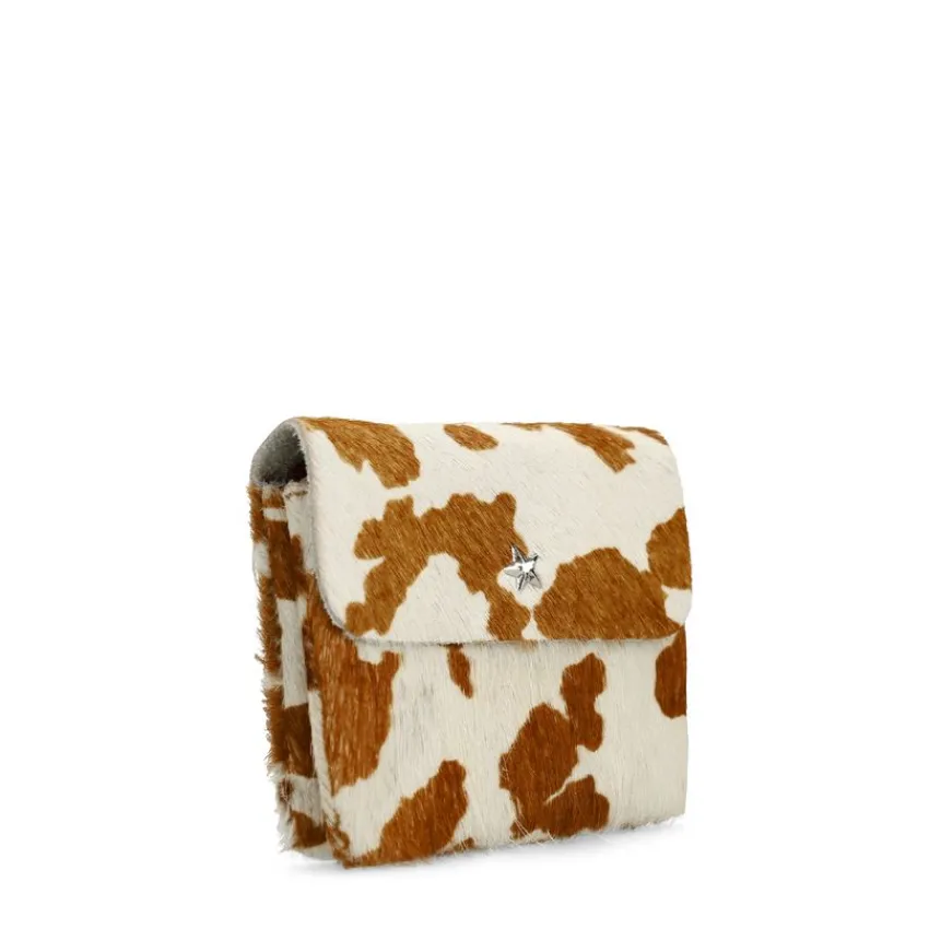 Manfield Bruine cow portemonnee^ Portemonnees